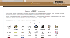 Desktop Screenshot of febestparts.com