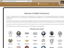 Tablet Screenshot of febestparts.com